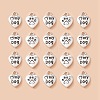 Tibetan Style Charms Pendants TIBEP-YW0001-64-2