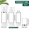 Empty Portable Plastic Airless Pump Bottles AJEW-WH0299-91A-2