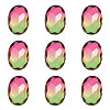 Pointed Back Glass Rhinestone Cabochons RGLA-OC0001-03B-1