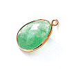 Natural Green Strawberry Quartz Pendants PW-WG32281-02-1