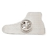 Platinum Alloy Enamel Brooches JEWB-I035-02P-03-2