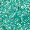 3/0 Baking Paint Transparent Colours Glass Round Beads SEED-L011-13A-03-3