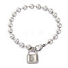 304 Stainless Steel Bracelets BJEW-M001-01P-02-1