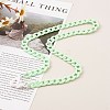 Personalized Acrylic Curb Chain Necklaces NJEW-JN03515-01-2