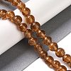 Handmade Gold Sand Lampwork Beads LAMP-Z009-01G-2