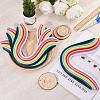 4Sets 4 Styles Rectangle Quilling Paper Strips DIY-CP0012-30-3
