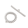 Brass Toggle Clasps KK-G548-34A-P-3