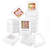 Square Kraft Paper Storage Gift Boxes CON-WH0095-100C-01-1