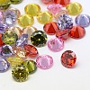 Cubic Zirconia Cabochons ZIRC-M002-8mm-5A-1