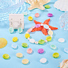 18Pcs 9 Colors Handmade Porcelain Ceramic Beads PORC-TA0001-50-7