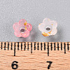 Frosted Transparent Acrylic Beads X-OACR-N137-72E-4