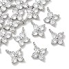 SHEGRACE Brass Cubic Zirconia Charms XGRQ4H448-680P-A-1