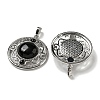 Natural Obsidian Pendants G-Q158-03Q-2