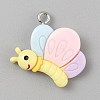 Opaque Resin Pendants LS-RESI-CJC0020-37M-1