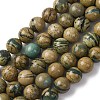 Natural Green Dragon Veins Beads Strands G-D098-A01-8mm-2