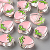 Transparent Enamel Acrylic Beads X1-TACR-S155-003E-1