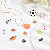 Sports Theme DIY Jewelry Making Findings Kits DIY-AR0003-70-4