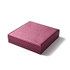 Rectangle PU Leather pendant Necklace Jewelry Storage Box CON-WH0094-21-2