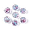 Handmade Foil Lampwork Beads LAMP-T021-33C-1