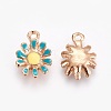 Alloy Enamel Pendants PALLOY-WH0052-04E-2