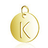 304 Stainless Steel Charms Ion Plating(IP) A-STAS-S105-T514G-K-1