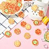 30Pcs 5 Styles Resin Imitation Pizza RESI-CJ0005-27-5