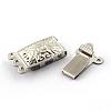 304 Stainless Steel Box Clasps STAS-Q194-25-4