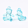 Transparent Acrylic Pendants TACR-S133-110-3
