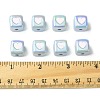 10Pcs Opaque Acrylic Enamel Beads ACRC-FS0001-02B-5
