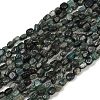Natural Green Quartz Beads Strands G-Q060-D13-2