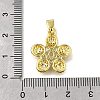 Brass Micro Pave Cubic Zirconia Pendants KK-Z102-15G-3