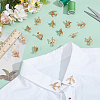 16Pcs Airplane Alloy Brooches for Backpack Clothes JEWB-PH0001-45KCG-4