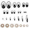 136 Bags Oval Plastic Craft Safety Eye FIND-PH0028-80-1