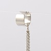 Iron Twisted Chains Earrings EJEW-JE01372-01-2