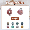 2 Strands Natural Indian Agate Beads Strands G-DC0001-65-2