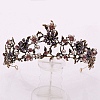 Baroque Rhinestone Pearl Wedding Crown PW-WG88593-01-1