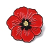 Poppy Flower Enamel Pins JEWB-A038-10B-EB-1