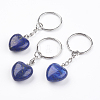 Natural Lapis Lazuli Keychain KEYC-F019-02M-1