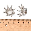 Alloy Rhinestone Crown Beads FIND-NH0001-19P-3