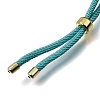 2.5MM Adjustable Braided Nylon Cords Necklace Making FB-CBAA152-02G-30-2