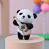 Panda Pendant Decoration DIY Needle Felting Beginner Kits PW-WG14077-05-1