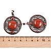 Natural Red Jasper Pendants G-Q158-03-13-3