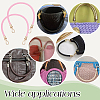 Imitation Leather Braided Round Cord Bag Handles with Zinc Alloy Clasps FIND-WH0126-941A-02-5