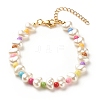 ABS Plastic Pearl & Acrylic Beaded Bracelets & Anklets & Necklaces SJEW-JS01238-8