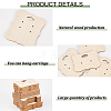 Wood Earring Display Card with Hanging Hole DIY-WH0320-20C-4