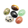 Natural & Synthetic Mixed Gemstone Cabochons G-H1596-8x6x3mm-M-1
