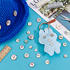 96Pcs 6 Styles Natural Shell Buttons BUTT-PH0001-45-2