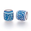 Electroplate Glass Beads EGLA-T009-06A-2