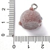 Flocky Animal Resin Pendants FIND-S001-05B-3