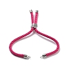 Twisted Nylon Cord Silder Bracelets DIY-B066-03P-12-3
